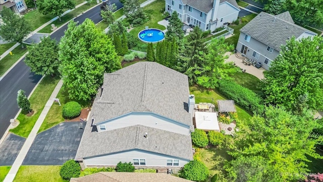 2636 Bainbridge Blvd, West Chicago, IL 60185 - aerial view of property and surrounding area