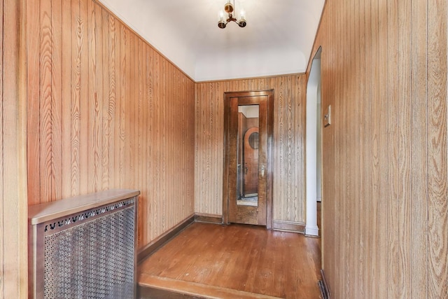 6339 S Kostner Ave, Chicago, IL 60629 - corridor with wood finished floors and baseboards
