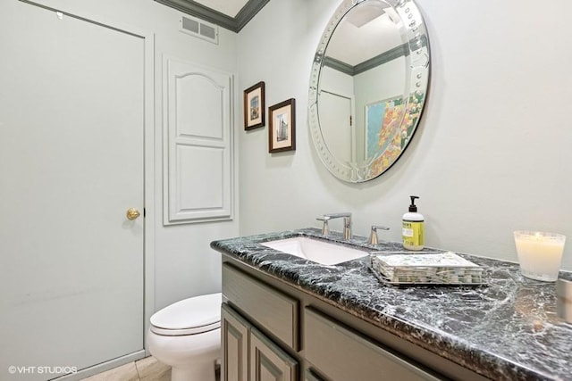 1440 N State Pkwy Unit 21C, Chicago, IL 60610 - bathroom with vanity and ornamental molding