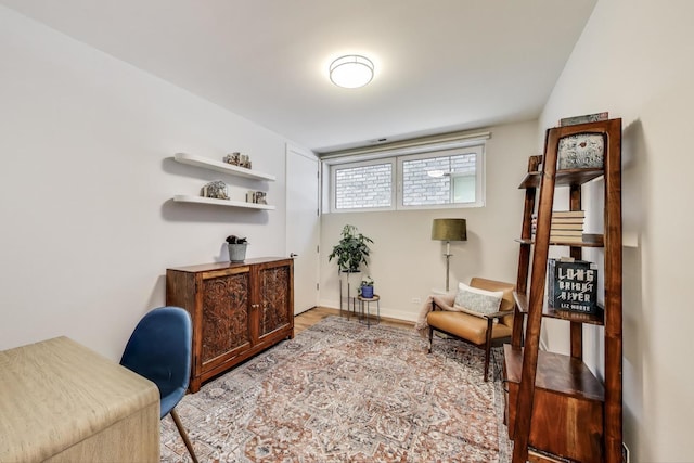 1800 N California Ave Unit 1E, Chicago, IL 60647 - office area featuring wood finished floors