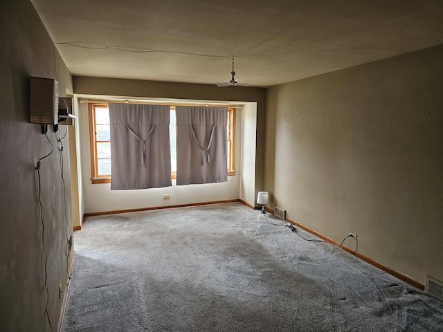 3711 W 68th Pl, Chicago, IL 60629 - carpeted spare room featuring baseboards and a chandelier