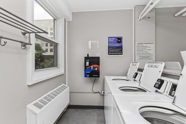2909 N Sheridan Rd Unit 1601, Chicago, IL 60657 - communal laundry room featuring separate washer and dryer and baseboards