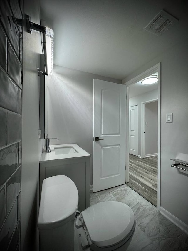 9720 S Pulaski Rd Unit 306, Oak Lawn, IL 60453 - bathroom with toilet and vanity