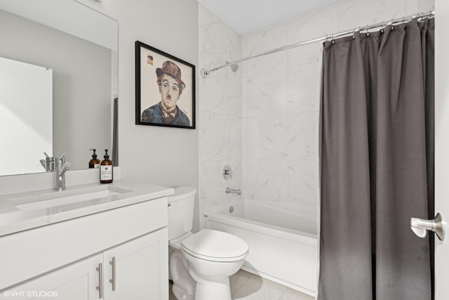 1449 E 65th Pl Unit 1, Chicago, IL 60637 - bathroom with vanity, shower / bath combo, and tile patterned floors