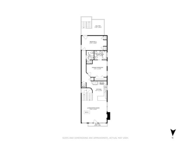 821 W Wrightwood Ave Unit 3, Chicago, IL 60614 - view of property floor plan