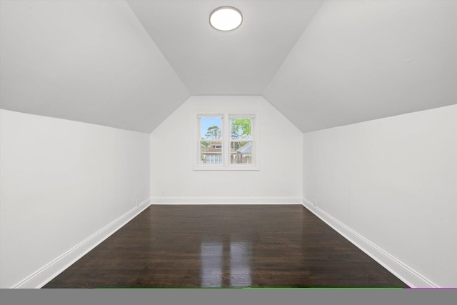 8637 S Honore St, Chicago, IL 60620 - additional living space featuring dark wood-type flooring and lofted ceiling