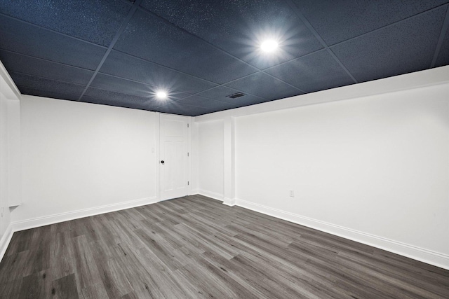 8637 S Honore St, Chicago, IL 60620 - empty room featuring wood finished floors and recessed lighting
