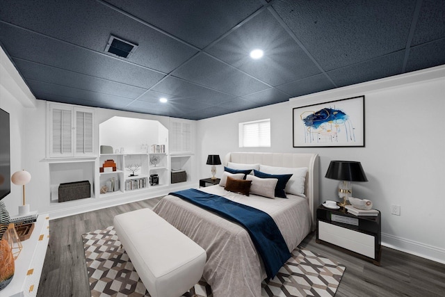 8637 S Honore St, Chicago, IL 60620 - bedroom with wood finished floors and recessed lighting