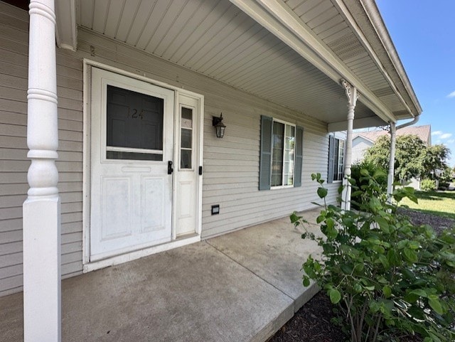 124 Village Creek Dr, Lake In The Hills, IL 60156 - view of exterior entry with covered porch