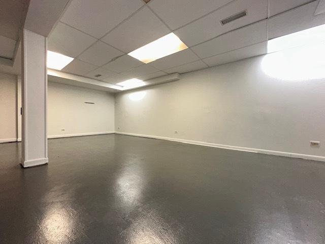 124 Village Creek Dr, Lake In The Hills, IL 60156 - finished basement featuring a paneled ceiling