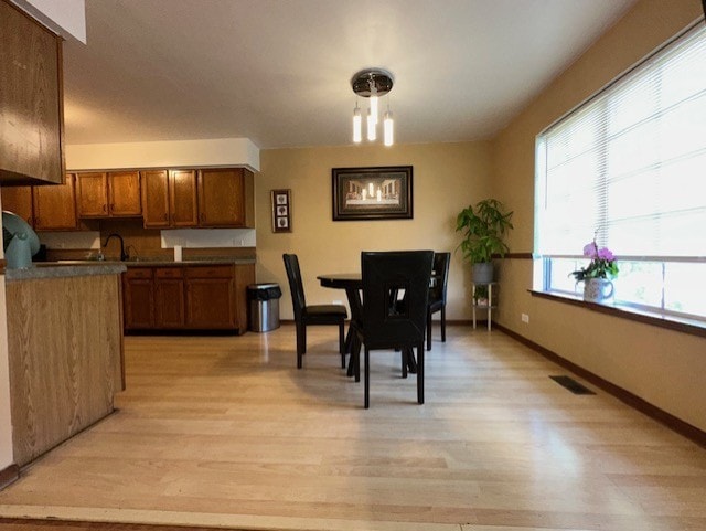 124 Village Creek Dr, Lake In The Hills, IL 60156 - dining space featuring light wood-style flooring