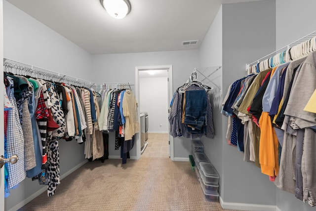 27W120 Timber Creek Dr, Winfield, IL 60190 - walk in closet featuring light carpet