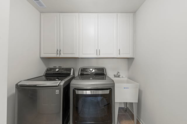 27W120 Timber Creek Dr, Winfield, IL 60190 - washroom featuring separate washer and dryer and cabinet space