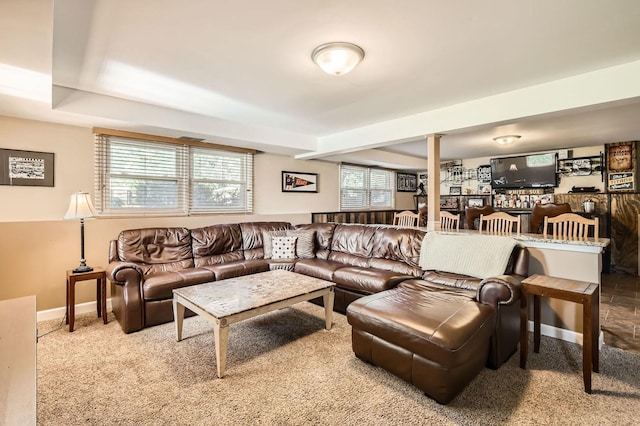 905 Harrison Ln, Hoffman Estates, IL 60192 - living area with carpet and baseboards