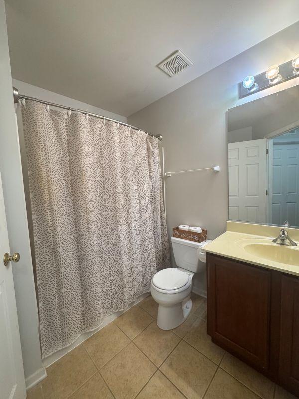 475 Lancaster Dr, Pingree Grove, IL 60140 - full bath with vanity, tile patterned flooring, and a shower with curtain