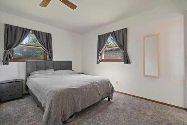 1514 N N Ave, Mchenry, IL 60050 - carpeted bedroom featuring baseboards and ceiling fan