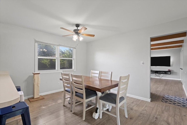 1514 N N Ave, Mchenry, IL 60050 - dining room featuring ceiling fan and light wood-style flooring