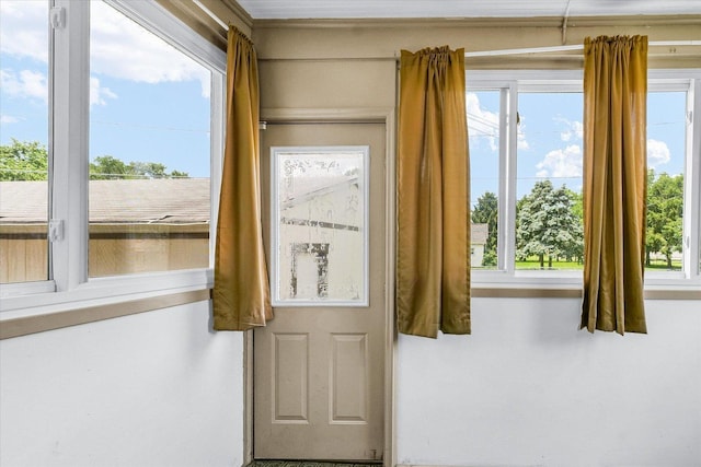 301 N Main St, Fithian, IL 61844 - doorway to outside with healthy amount of natural light