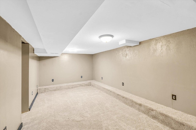 301 N Main St, Fithian, IL 61844 - finished basement with light carpet