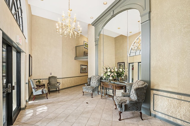 511 Aurora Ave Unit 405, Naperville, IL 60540 - common area featuring a towering ceiling