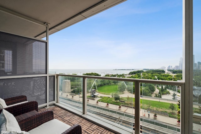 340 E Randolph St Unit 803, Chicago, IL 60601 - balcony featuring a water view
