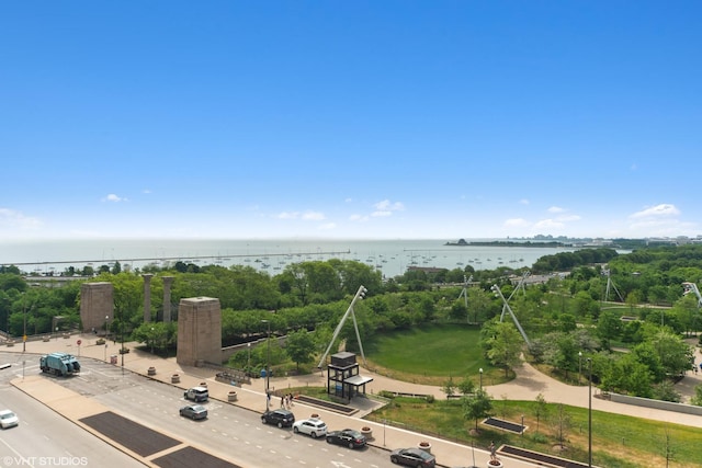 340 E Randolph St Unit 803, Chicago, IL 60601 - drone / aerial view of a nearby body of water