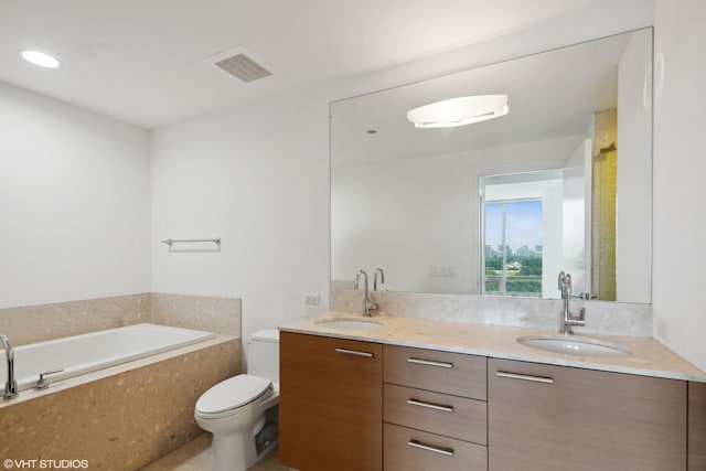 340 E Randolph St Unit 803, Chicago, IL 60601 - full bath featuring double vanity and a garden tub