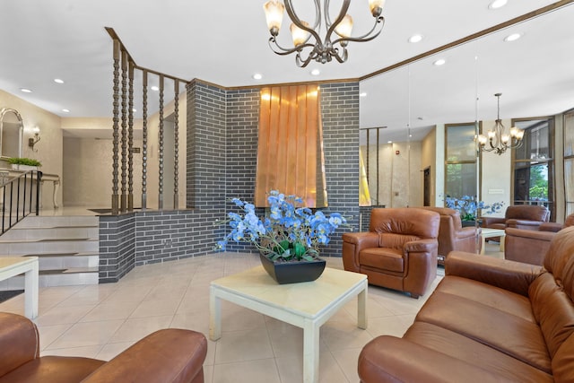 4900 Foster St Unit 410, Skokie, IL 60077 - building lobby featuring recessed lighting and stairs