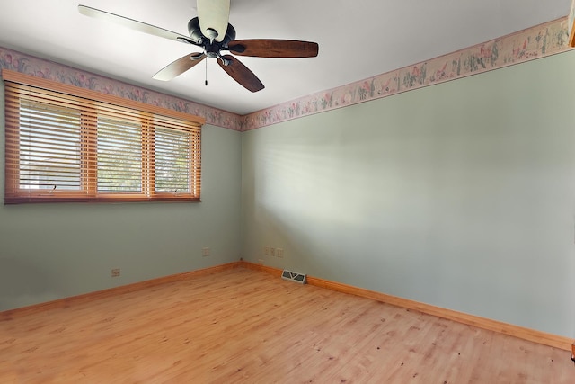 7637 Sequoia Ct, Orland Park, IL 60462 - empty room with light wood-type flooring and ceiling fan