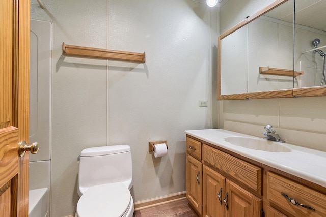 7637 Sequoia Ct, Orland Park, IL 60462 - full bathroom featuring vanity and wood finished floors