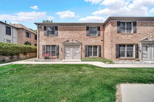 1746 Sessions Walk Unit 1746, Hoffman Estates, IL 60169 - view of front of house with a front lawn and brick siding