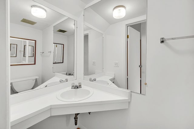1746 Sessions Walk Unit 1746, Hoffman Estates, IL 60169 - bathroom featuring toilet and vanity
