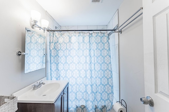 189 Westwood Dr, Park Forest, IL 60466 - bathroom with vanity and a shower with curtain