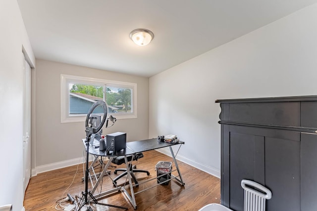 189 Westwood Dr, Park Forest, IL 60466 - office with wood finished floors