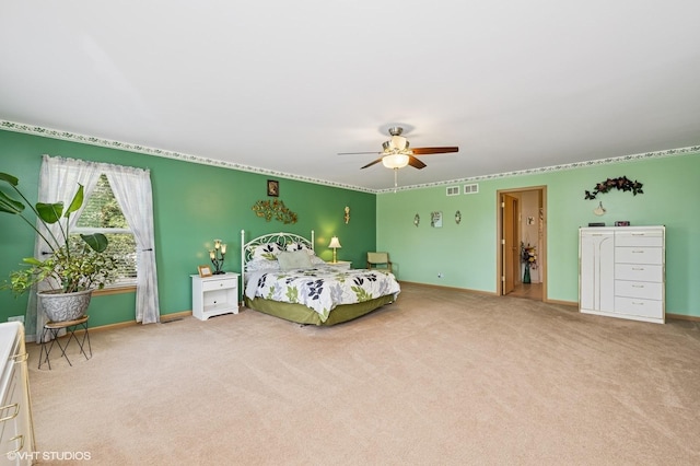 2930 Plumrose Ln, Mchenry, IL 60050 - bedroom featuring carpet floors and ceiling fan