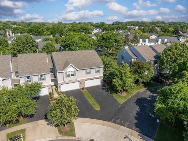 59 Colonial Ct, Streamwood, IL 60107 - aerial perspective of suburban area