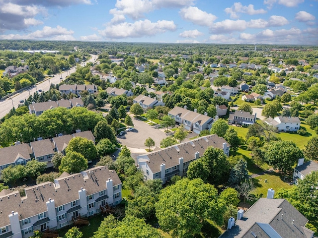 59 Colonial Ct, Streamwood, IL 60107 - aerial perspective of suburban area