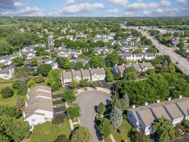 59 Colonial Ct, Streamwood, IL 60107 - aerial view of residential area