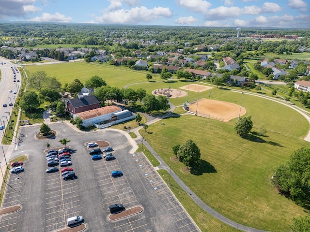 59 Colonial Ct, Streamwood, IL 60107 - aerial view of property and surrounding area with nearby suburban area