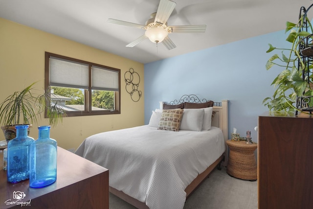 16637 W Oneida Dr, Lockport, IL 60441 - bedroom featuring a ceiling fan and carpet