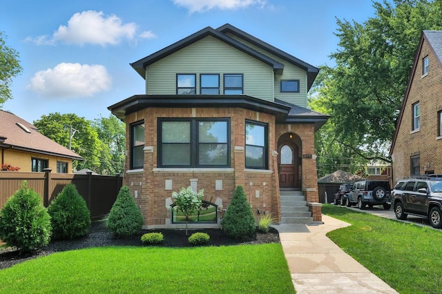 9709 S Leavitt St, Chicago, IL 60643 - view of front of house with brick siding