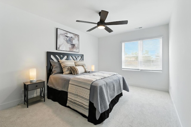 9709 S Leavitt St, Chicago, IL 60643 - bedroom featuring light carpet and a ceiling fan