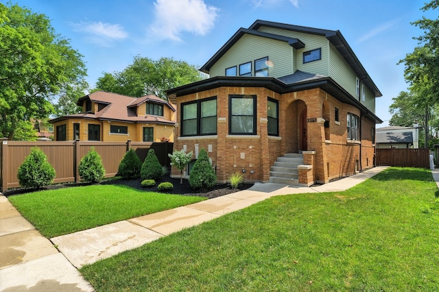 9709 S Leavitt St, Chicago, IL 60643 - view of front facade with brick siding