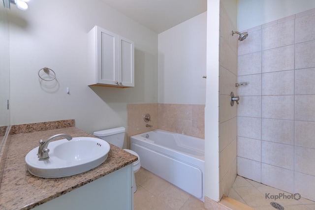 915 S Oak Park Ave Unit 1B, Oak Park, IL 60304 - bathroom featuring a bath, vanity, and tiled shower