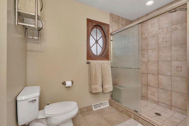 5209 Meadowbrook St, Plainfield, IL 60586 - full bathroom with a shower stall and recessed lighting