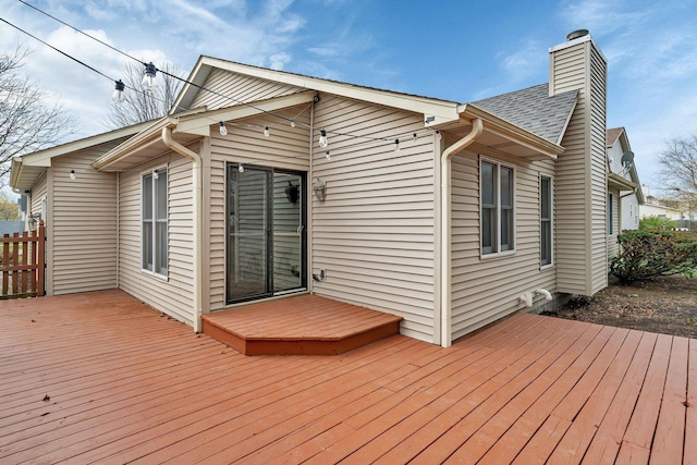 5209 Meadowbrook St, Plainfield, IL 60586 - view of wooden deck