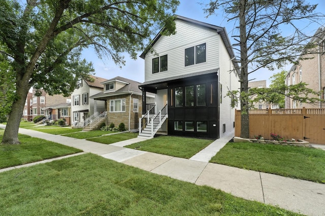 4630 N Kasson Ave, Chicago, IL 60630 - view of front of house featuring a gate