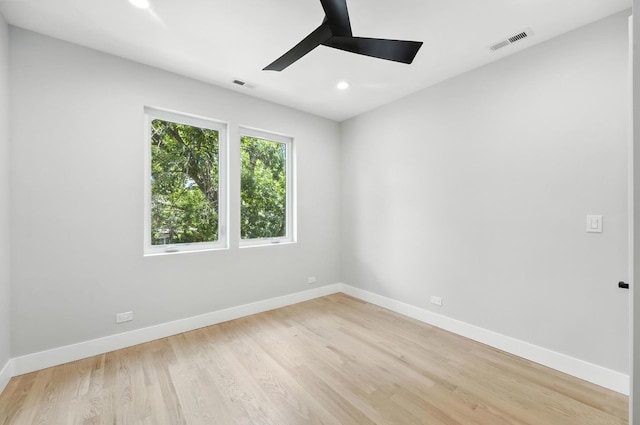 4630 N Kasson Ave, Chicago, IL 60630 - empty room with light wood-type flooring and recessed lighting