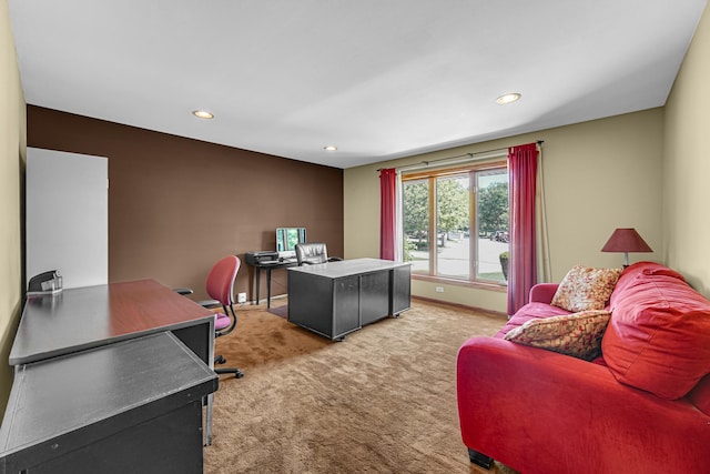 8353 Arrowhead Ln, Orland Park, IL 60462 - carpeted office space featuring recessed lighting