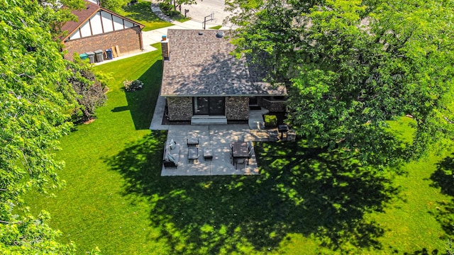 8353 Arrowhead Ln, Orland Park, IL 60462 - aerial view of property and surrounding area